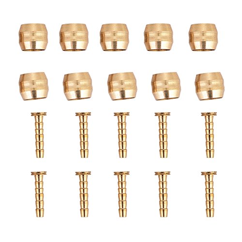 Olive Connector, Bike Hydraulic Disc Brake Hose Connector Hydraulic Bicycle Brake Line Olive Connector Insert Replacement Part (BH59)