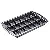 Chicago Metallic CMET26740 Professional Non-Stick Brownie Tin with Dividers and Loose Base, 23 x 33 cm (9" x 13"), Carbon Steel, Grey