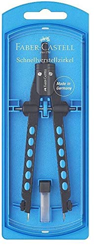 Faber-Castell Factory Neon 2019 Compass (Blue)