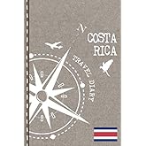 Costa Rica Travel Diary: Journal To Write In - Dotted Journaling Notebook 6x9, ca. A5, Bucket List Checklist + Dot Grid Pages - Travelers Vacation Log Book for Traveling, Welcome, Farewell Gift