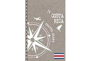 Costa Rica Travel Diary: Journal To Write In - Dotted Journaling Notebook 6x9, ca. A5, Bucket List Checklist + Dot Grid Pages
