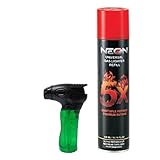 Neon Torch Lighter with FREE Neon 5X Refined Butane