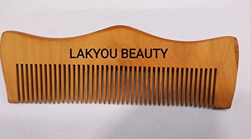 LAKYOU BEAUTY Wooden Comb for Men and Women