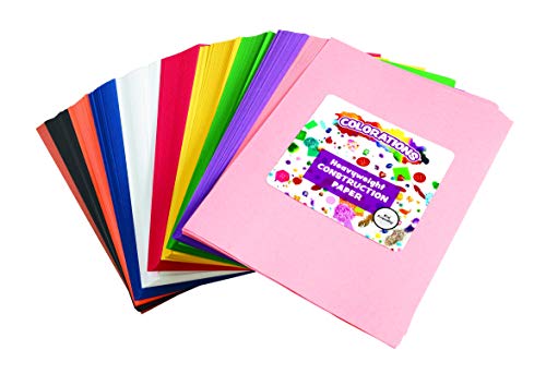 Colorations Color Construction Paper, Smart Pack, Assorted Color Paper ...