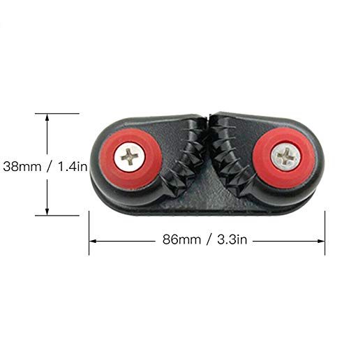 lzndeal Kayak Cam Cleat,Sailing,Rowing,Kayak Cam Cleat Boat Rowing Fast Entry Cleats Sailing Accessories