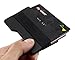 ZHOMA Slim Wallet - Minimalist Front Pocket Money Clip & Card Holder - Black