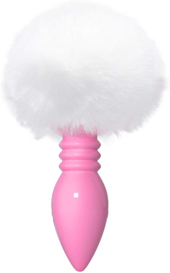 Escolourful Silicone Amal Plug with Fluffy Ball Adult Six Toys B-útt Plug for Couples Women Beginners Pléasuré Love Gift