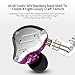 K Z ZS10 Pro 4BA+1DD Hybrid in-Ear Earphone with High Resolution 075mm 2pin Connector Detachable Cable (Without MIC, Blue)