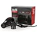 JINRI Professional Household Folding Negative Ionic Hair Dryer 1875W DC Motor Blow Dryer 2 Speeds 3 Heat Settings Cold Shot Button with Styling Concentrator Nozzle(Red)