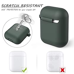 Airpods Case Cover, LELONG Soft Silicone Protective