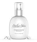 Anti Aging Vitamin C Cream from Stellar Skin, Best Face Cream & Daily Moisturizer for Anti Wrinkle, Promotes Vibrant Skin, Restores Skins Natural Moisture, Stimulate Collagen Regeneration, 3.3 oz