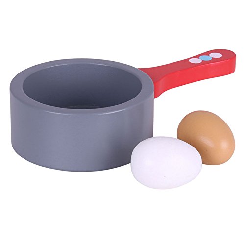 Bigjigs Toys Pretend Play Cooked Breakfast & Saucepan and Eggs Bundle