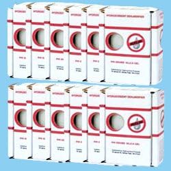 12 - Silica Gel - Hydrosorbent 200 Gram Cartons Desiccant Dehumidifying Drying Units
