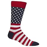 Hot Sox Mens Flag Sock