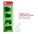 R’ND’s 300 Pack Ornament Hooks Christmas Tree Decorating Hangers- Metal Wire Ornament Hooks for Christmas Tree Decoration Hanging (Green)