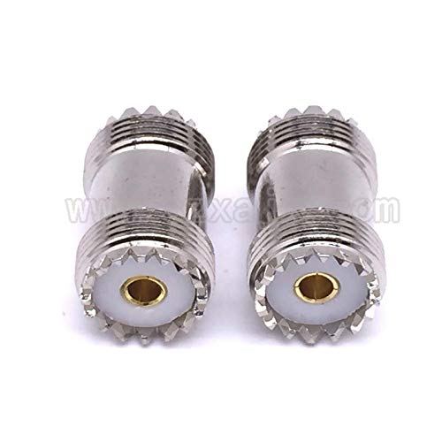 Eaglers Connector - 2pcs Rf Coaxial Coax Adapter Uhf Pl259 So239 to Uhf Pl259 So239 Type Connector - Thumbnail 3