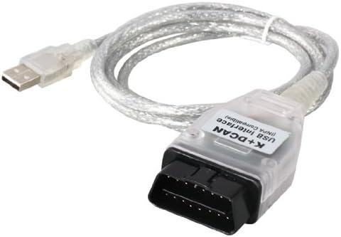 Get INPA K+CAN K+DCAN Diagnostic Scanner Cable for BMW Car Accessories (Silver)