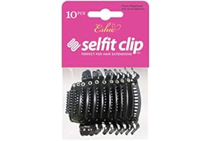 GENERIC Esha Selfit Clip 10pcs For Extensions - Natural Black