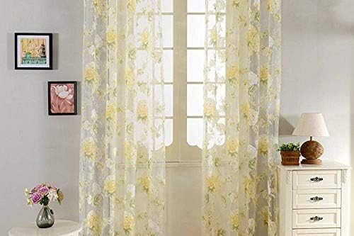 Dolce MelaDMC476 Sheer Curtain Panels 60 x 100 inch Tall Window Treatments, Lyon Bedding & Home Decor
