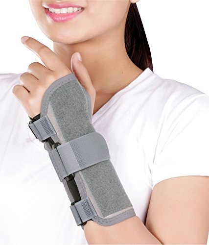 TYNORWrist Sprint for Carpal Tunnel Adjustable Hand Wrist Support with Splints for Men Women Night Wrist Sleep Support Guard Arm Compression Splint Brace for Left Right Hand,Arthritis,- Small,1 Unit