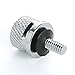 Amazicha Chrome Aluminum Seat Nut Quick Mount Bolt Hard Anodized for Harley Davidson 1999-2019