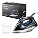 Steam Iron, DECEN 1400W Irons for Clothes with Variable Temperature, Steam Control, Anti-Drip, Compact Stainless Steel Soleplate Professional Pressing Iron for Clothes