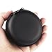 SUNGUY [2-Pack] Black Earphone Carrying Cases Headphone Headset Earbuds Pouch Storage Bags for Earphone,Earbuds,Bluetooth Headset,Wired Headset,USB Cable,Phone Chargers and More