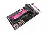 Shed Ninja 2-in-1 Dog Grooming Brush and DeShedding Tool for Dogs and Cats – Professional Groomer and Undercoat Rake Helps Reduce Dandruff, Dander, Matting