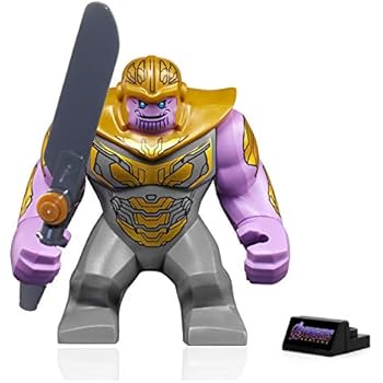 Amazon.com: LEGO Thanos Minifigure with Gauntlet and 6 ...