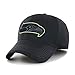 OTS NFL Seattle Seahawks Men's Wilder Center Stretch Fit Hat, Black, Medium/Large