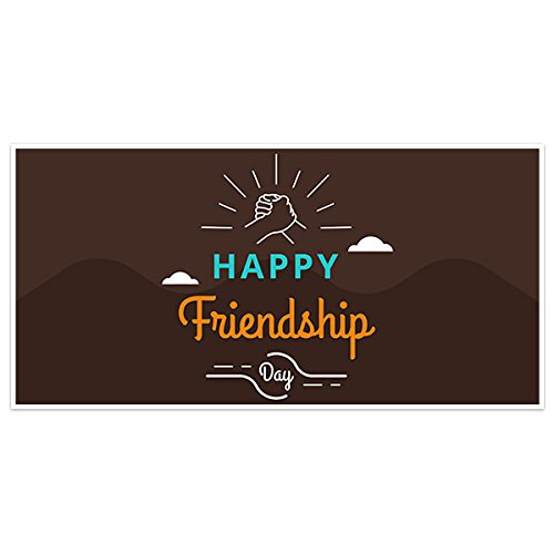 Amazon Com Brown Happy Friendship Day Banner Handmade