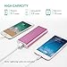 Yoobao Portable Charger 10000mAh Power Bank High-Speed Charging 2 USB Ports with Flashlight Cell Phone External Battery Backup Powerbank Compatible with iPhone X 8 7 6, iPad Tablet and More-Pink