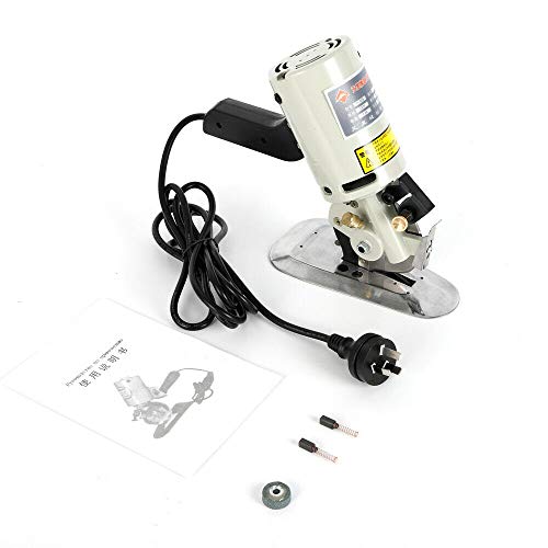 Electric Cloth Cutter, 110V 200W Cloth Textile Cutting Machine 90mm Octagon Round Blade Knife Fabric Cutter (US Shipping) - Thumbnail 2