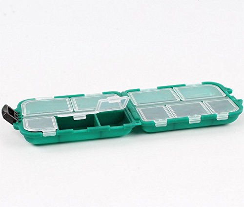 Chytaii 2 Angelhaken Box Köderbox Angelbox Fischhaken Aufbewahrungsbehälter für Angelhaken Köder Kleinteile – Bild 6