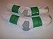davido Mens crew Socks made Italy 100% cotton 8 pair White/gray(10-13 white/gray)