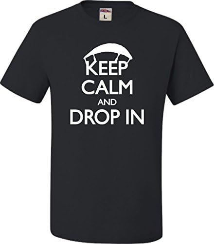 Go All Out Screenprinting Youth Keep Calm and Drop in T-Shirt