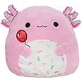 Squishmallows Official Kellytoy Plush 8 Inch Squishy Soft Plush Toy Animals (Archie Axolotl (with Balloon))