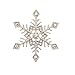LUX ACCESSORIES Snowflake Wintertime Christmas Crystal Xmas Brooch Pin