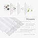 Wecolor 120 Pack Disposable Face Masks with Elastic Ear Loop 3 Ply Breathable, Suitable for Home, School, Office and Outdoors (White)