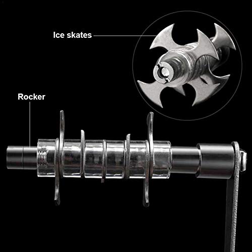 Eiscrusher Manuell Ice Crusher Transparent Eiszerkleinerer Home Bar Eiswürfelzerkleinerer Mit Handkurbel Für Cocktails… – Bild 6