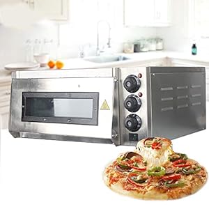 Pizzaoven, 20L Elektrische Pizza Oven Cake Brood Roasted Chicken Pizza Cooker Commercieel Gebruik Keuken Bakovens Met…