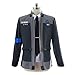 mangu COSTORY Become Human Connor Jacket Cosplay Costume Men Coat Uniform Suit (M, coat)