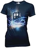 Doctor Who Tardis In Space Juniors Tee Ripple Junction AMZ M