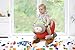 labebe - Baby Rocking Horse, Kid Ride On Toy for 1-3 Year Old, Infant (Boy Girl) Plush Animal Rocker, Toddler/Child Stuffed Ride Toy for Outdoor Indoor, Red Bear Rocker Toy,Nursery Child Birthday Gift