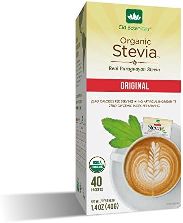 Cid Botanicals Stevia Sweetener Original Box X 40 Packets