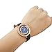 Dictac Wrist Watch Women Fashion Analog Black Leather Leisure Dress Watch