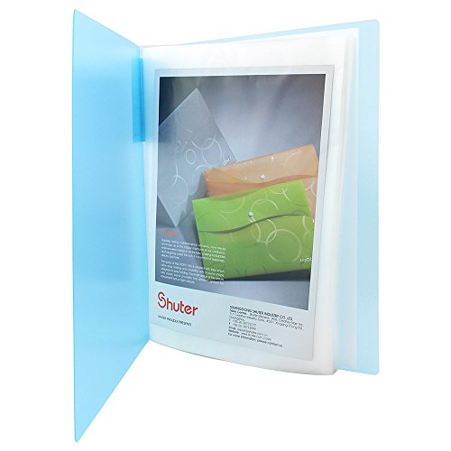 Shuter 60-Pocket Protector Presentation Book A4 Size 120-Page Capacity Available for Report Sheets, Artworks, Music Sheets, Clippings - Thumbnail 2