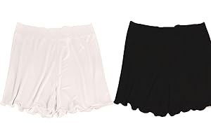 Women's 100% Mulberry Silk Boxer Briefs | Soft Boyshorts for Yoga, Sleep & Sports | Comfortable Loose Fit Underwear