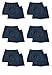 IWB Men's 12 Pack Cotton Classic Woven Boxer Underwear Sleep Shorts