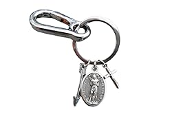Saint Sebastian Keychain, Mens/Boys Saint Key